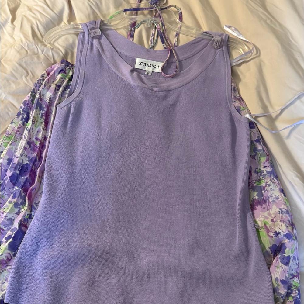 Studio I Lavender Skirt Set